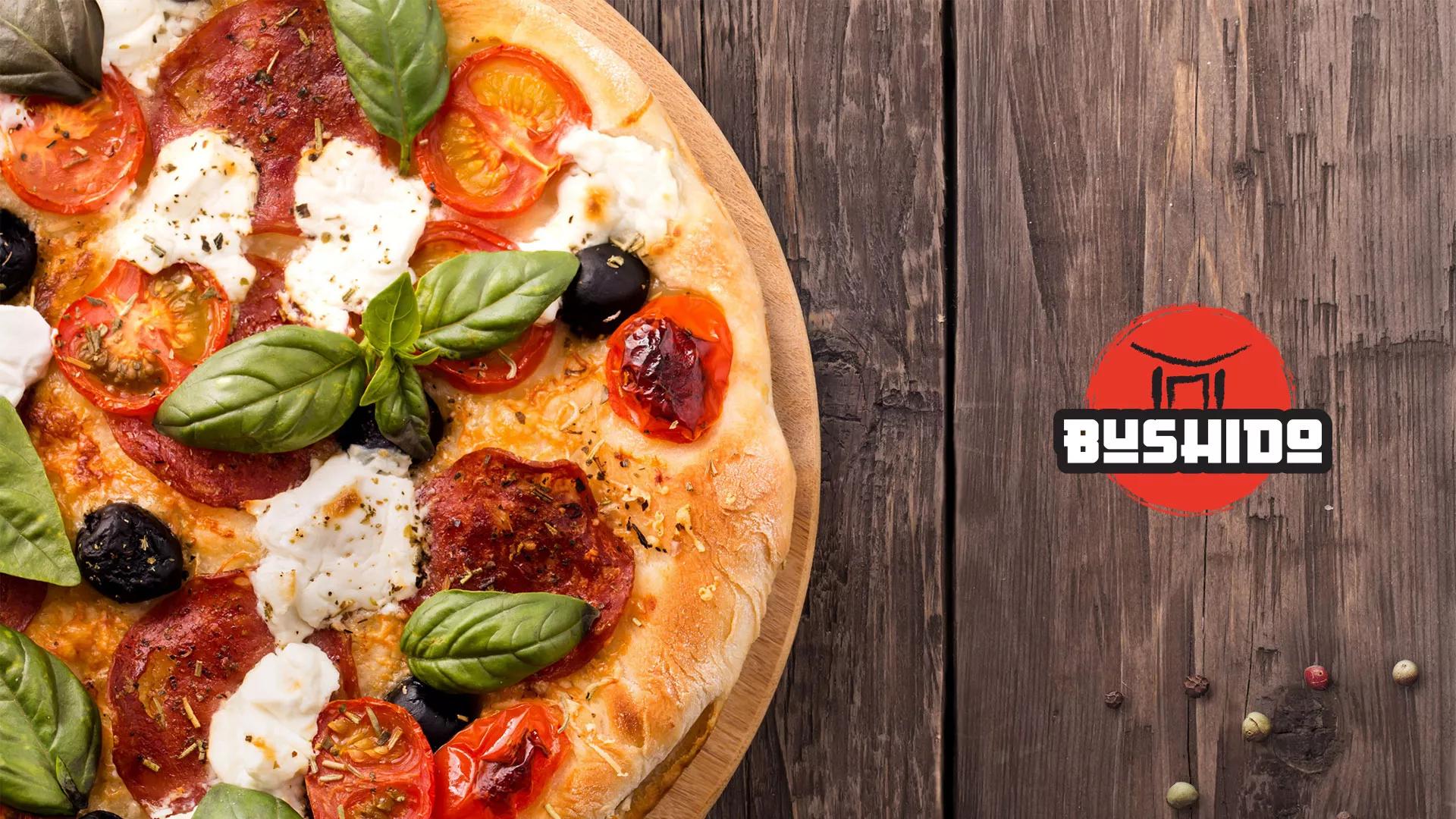 Разработка сайта для пиццерии «BUSHIDO» в Колпино